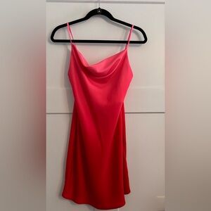 Sleek Pink Ombré Slip Dress